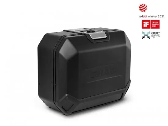 Odeslání Ihned Boční hliníkový kufr na motorku SHAD Terra TR36 D0TR36100RB BLACK EDITION pravý