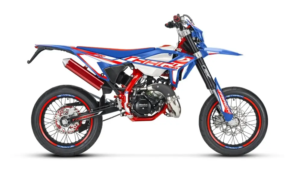 Dokud Zásoby Vydrží Motocykl BETA Motard RR 2T 50 Track Red/Blue