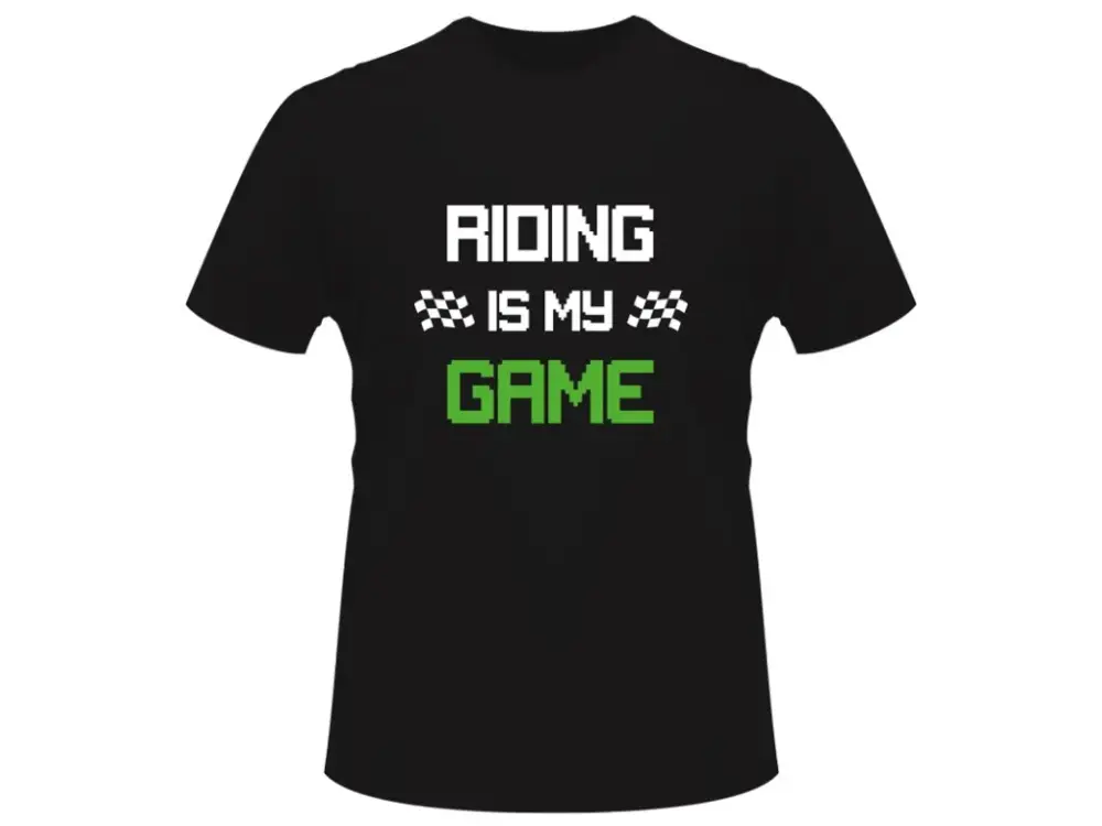 Aktuální Tričko pánské "Riding is my game"