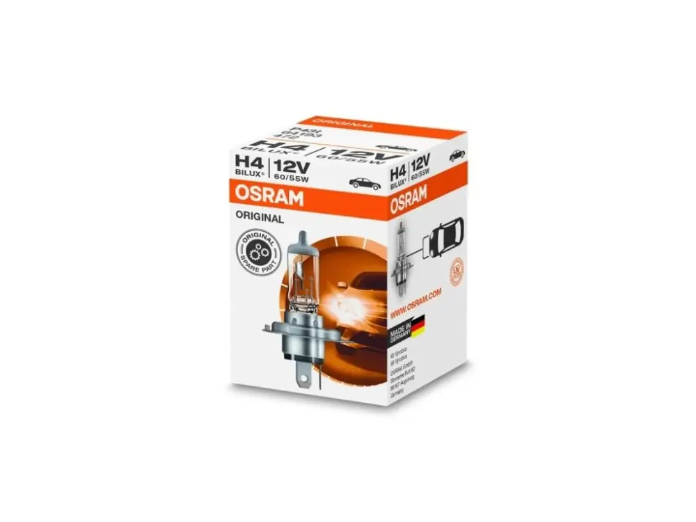 Žárovka Osram H4 12V 60/55W P43T Standard Nová Kolekce