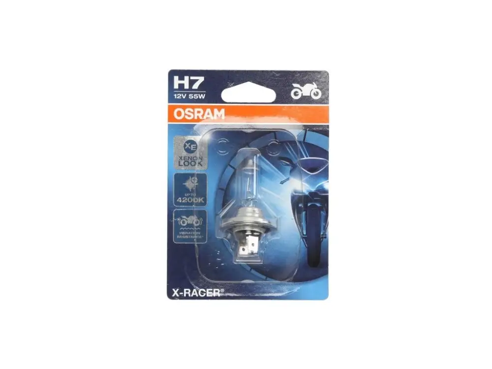 Žárovka H7 Osram 12V 55W PX26D X-Racer MOTO Víkendová Akce