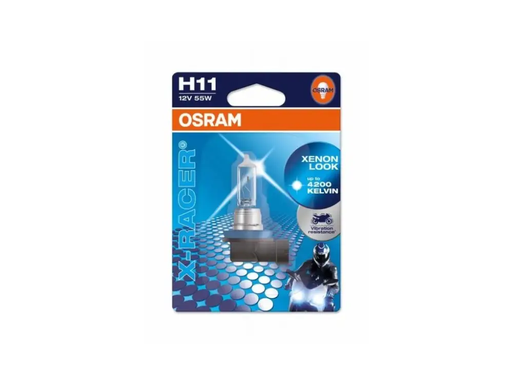 Žárovka H11 Osram 12V 55W PGJ19-2 X-Racer MOTO Akční Cena