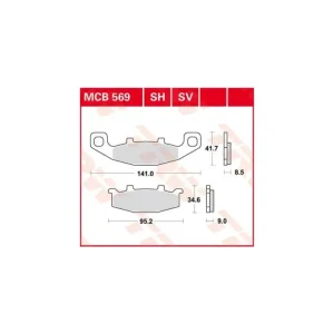 Vrácení Zdarma Lucas-TRW MCB569SV