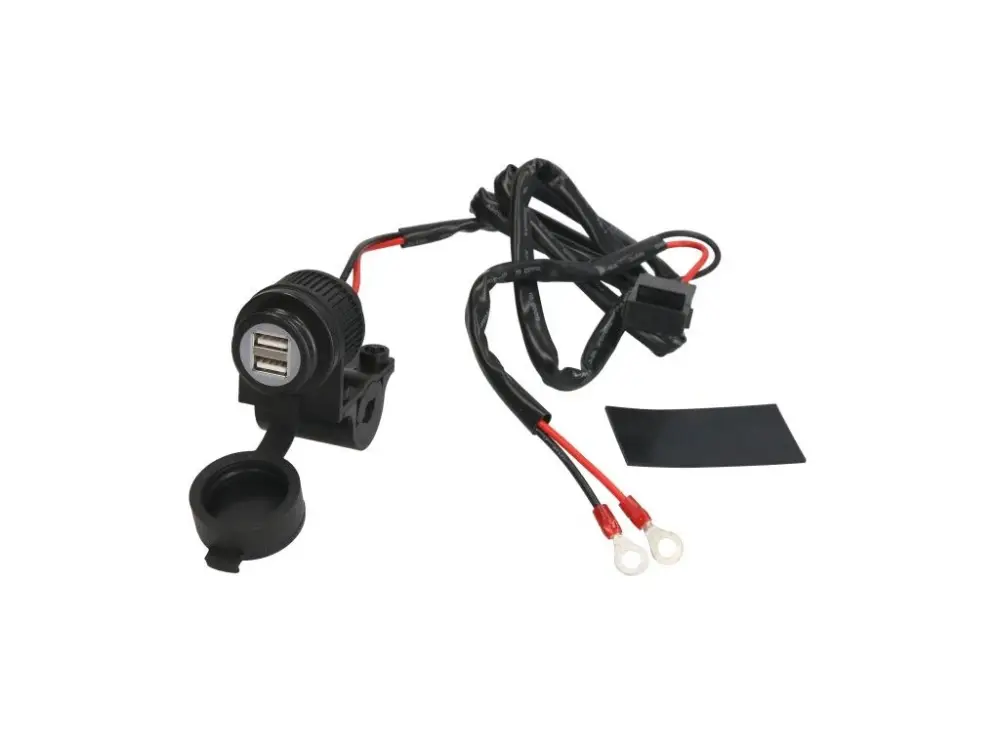 Zásuvka 2x USB, OXFORD, 5V/2A, vodotěsná, s úchytem na řídítko Nejlepší Volba