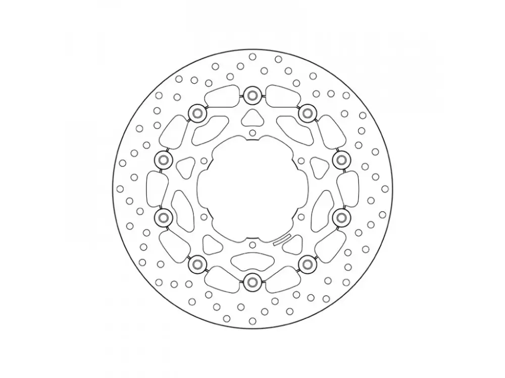 Plovoucí brzdový kotouč Brembo ORO 78B40896 Vysoce Kvalitní