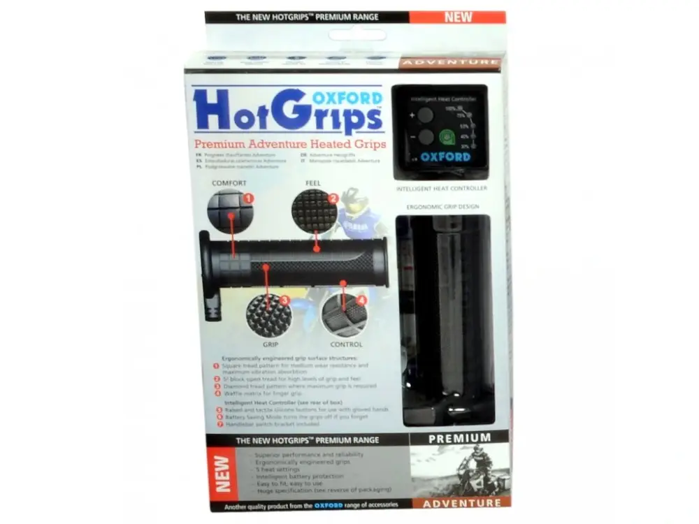 Vyhřívané gripy Oxford Hotgrips Premium - Adventure Ihned K Objednání