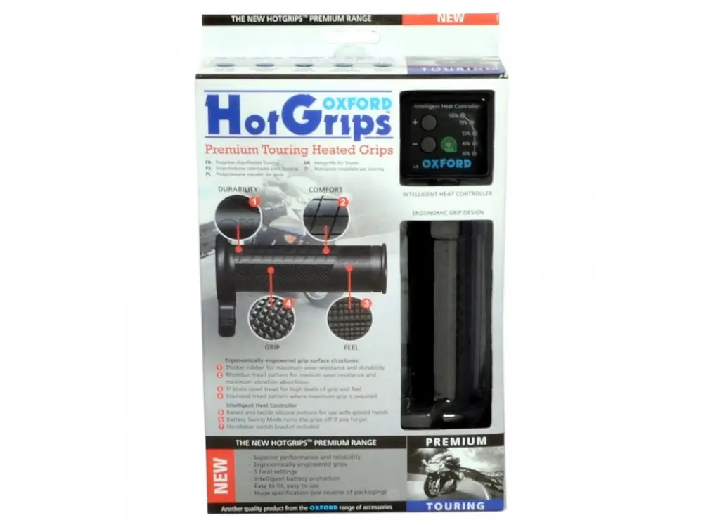 Aktuální Vyhřívané rukojeti, gripy Oxford Hotgrips Premium Touring