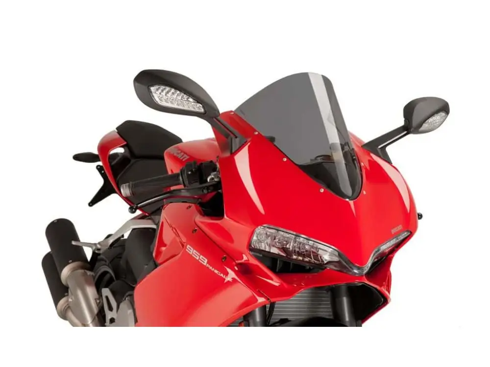 Dokud Zásoby Vydrží Puig Závodní plexi štít Ducati 959-1299 Panigale/S C/Dark Sm