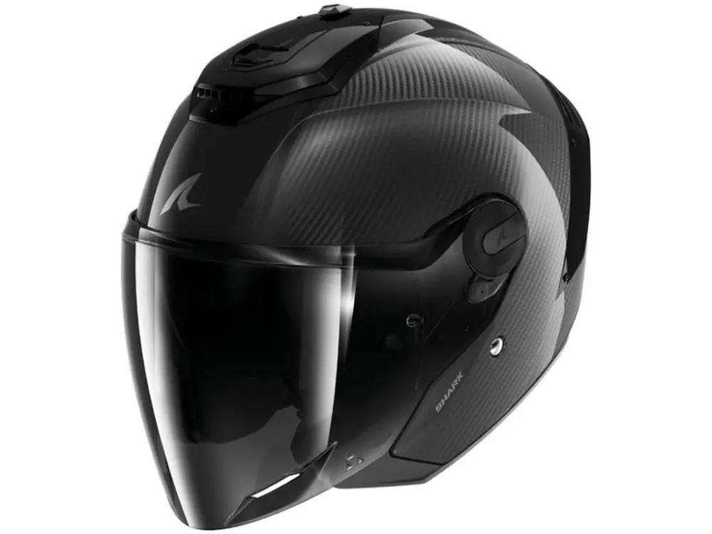 Otevřená helma SHARK RS JET CARBON BLANK Ověřený