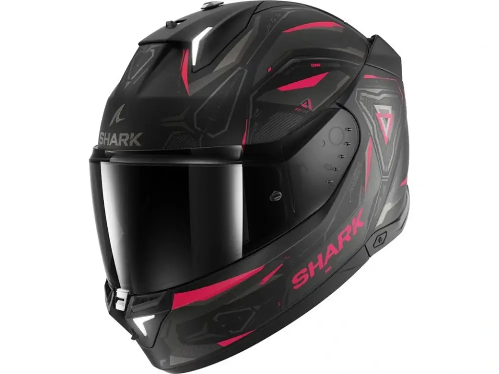 Autentický Integrální helma SHARK SKWAL I3 LINIK MATT černá / růžová