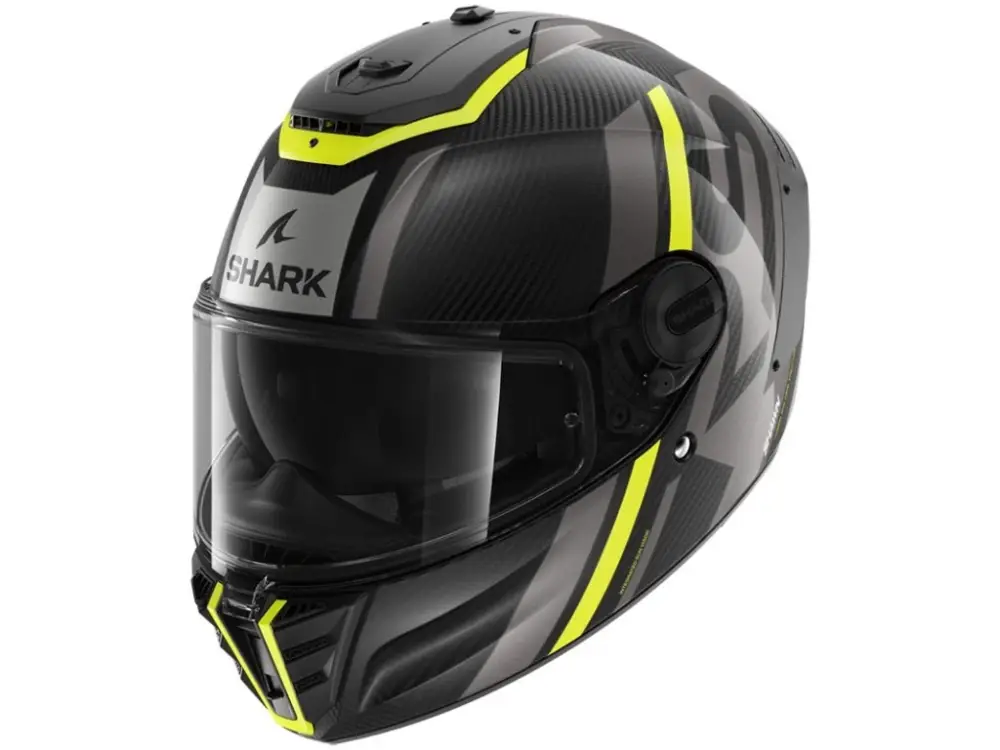 Značkový Integrální helma SHARK SPARTAN RS CARBON SHAWNčerná / šedá / žlutá