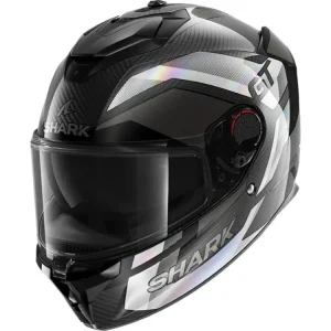 Zlevněný Integrální helma SHARK SPARTAN GT PRO RITMO CARBON černá / stříbrná