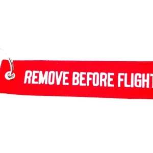 Bezpečná Platba Klíčenka "Remove before flight"