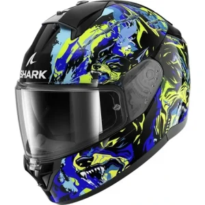 Integrální helma Shark Ridill 2 RACING BEAST modrá, žlutá Jen Po Omezenou Doba