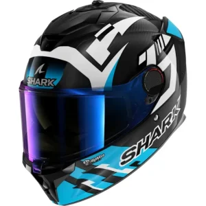 Jen Po Omezenou Doba Integrální helma SHARK SPARTAN GT PRO CARBON ZARCO TRAC modrá / černá / bílá