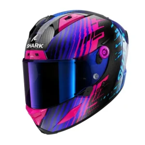 Integrální helma SHARK AERON EDGY modrá / růžová / carbon Nová Kolekce