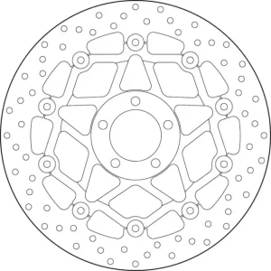 Brembo Serie Oro brzdový kotouč plovoucí 78B408A1 Poslední Šance
