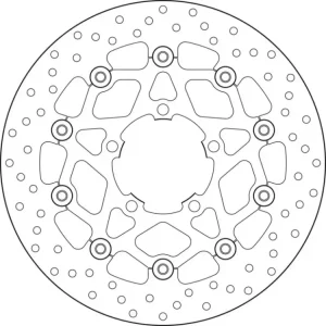 Přímo Od Výrobce Brembo Serie Oro brzdový kotouč plovoucí 78B40847