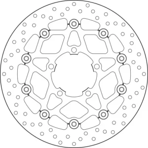 Brembo Serie Oro brzdový kotouč plovoucí 78B40869 Akční Nabídka