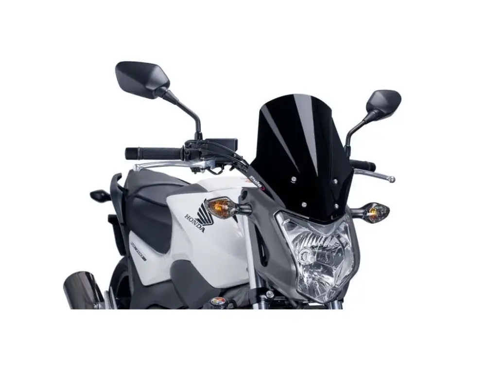Autentický Puig Závodní plexi štít Honda Nc750S 14-18' C/Black
