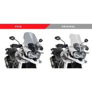 Finální Výprodej Puig Touring plexi štít Tiger Explorer/Xc/Xr/Xrx/Xrt/Xcx/Xc