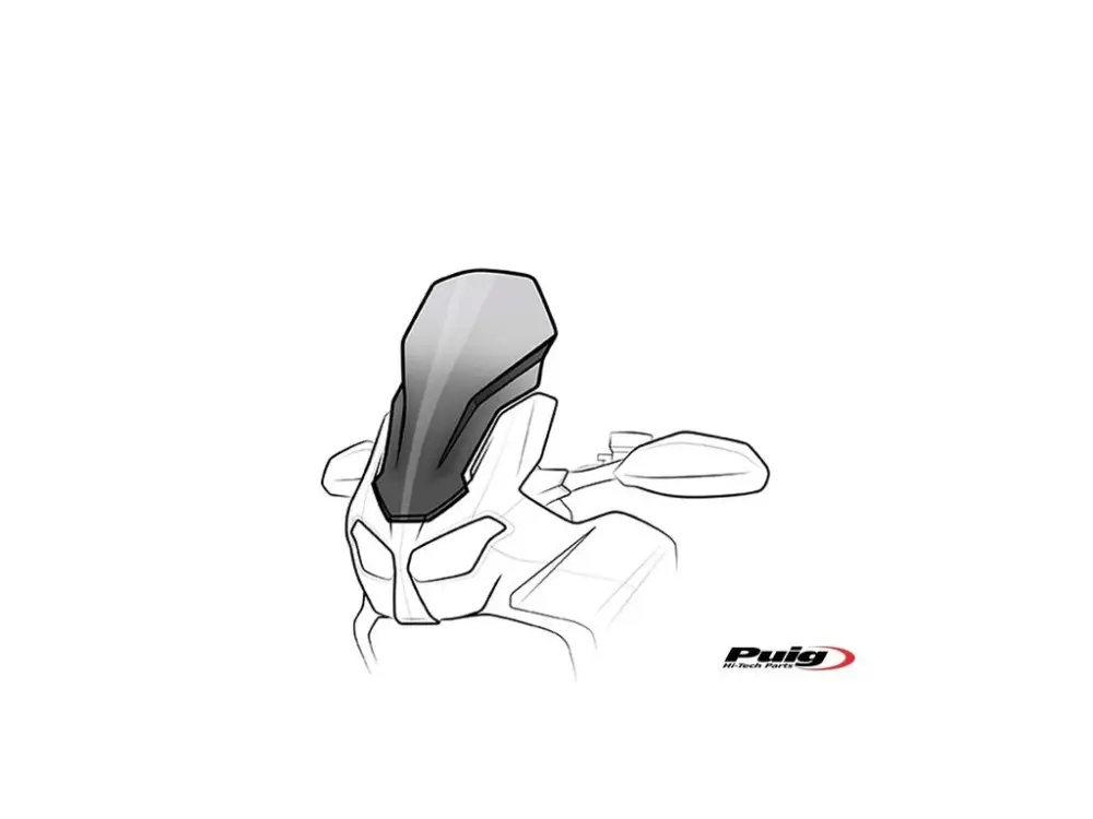 Vrácení Zdarma Puig Touring plexi štít Yamaha Mt-09 Tracer/Gt 21' C/Čiré