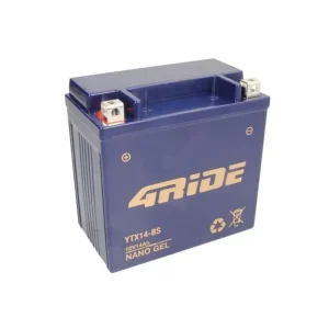 Kup Teď Moto baterie 4RIDE YTX14-BS, 12V, 14Ah, NANO GEL