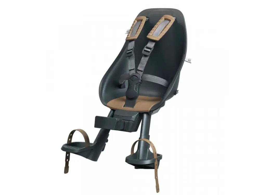 Vrácení Zdarma Urban Iki Přední sedačka na kolo s upínacím adaptérem Bincho Black/Kurumi Brown