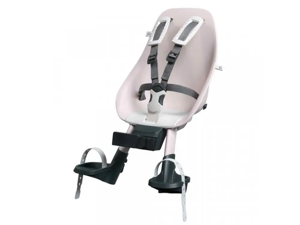 Urban Iki Přední sedačka na kolo s upínacím adaptérem Sakura Pink/Shinju White Omezená Nabídka