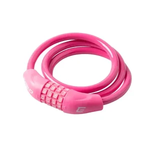 Finální Výprodej Zámek na jízdní kolo Extend NUMERIC 4, 10*1000 mm, pink