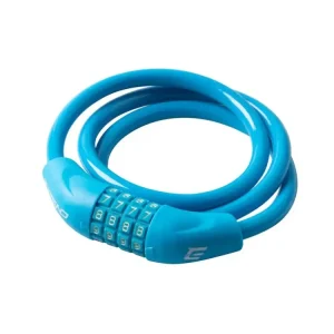 Vysoce Kvalitní Zámek na jízdní kolo Extend NUMERIC 4, 10*1000 mm, LIGHT BLUE
