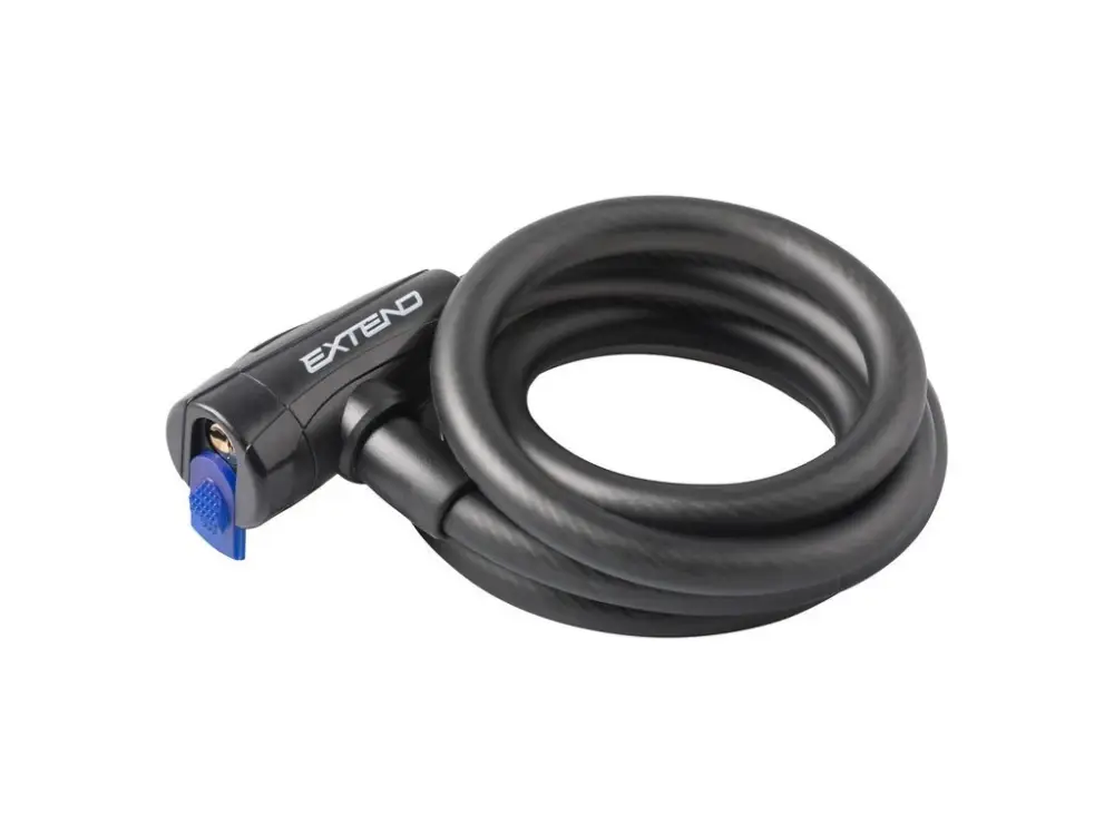 Zámek na jízdní kolo Extend CIRCON 15*1200 mm, black Nejprodávanější