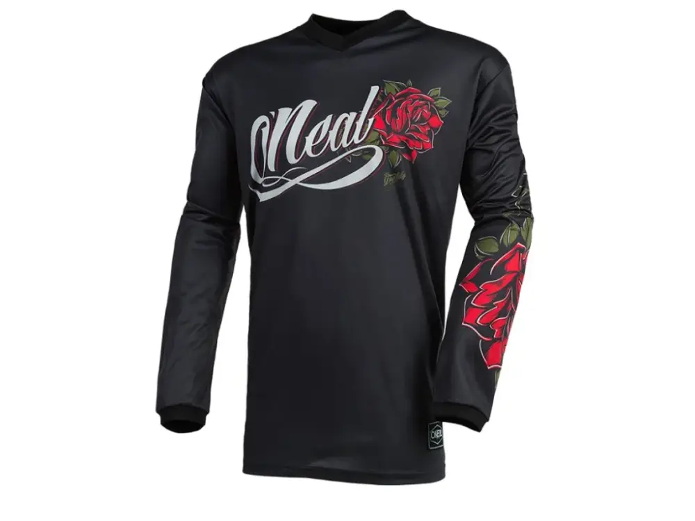 Dres dámský Element ROSES černá/červená O´Neal Zlevněný