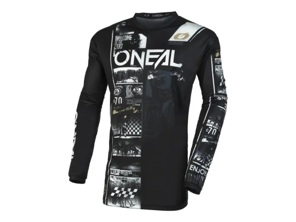 Dětský dres O´Neal Element ATTACK V.23 černá/bílá Časově Omezené