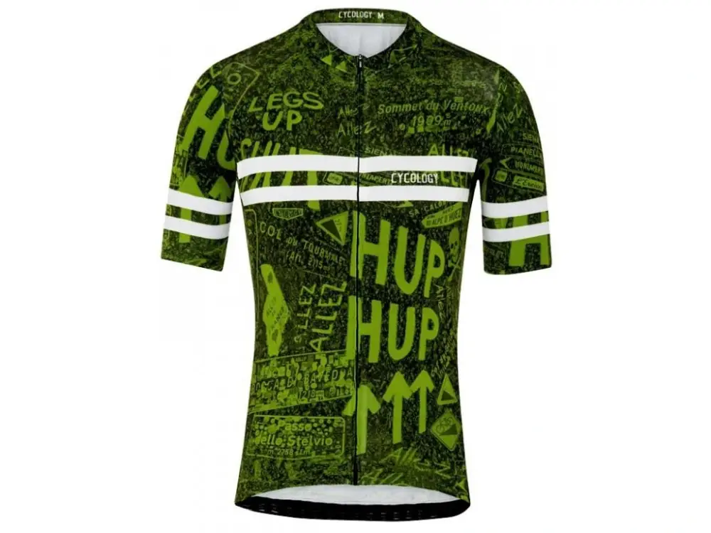 Super Cena Dres pánský Allez Allez Race - zelený Cycology