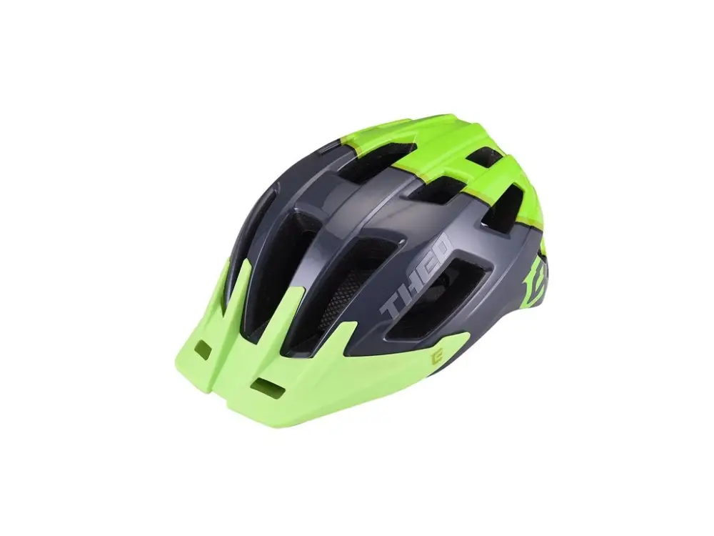 Cyklistická přilba Extend THEO grey-grass green, M/L (58-62 cm) shine Akční Cena