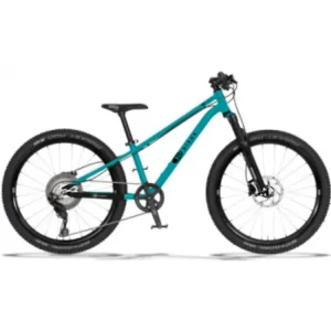 KUbikes 24S Trail AIR - tyrkys zlaté třpytky, 9,67kg, lehké dětské kolo Must-Have