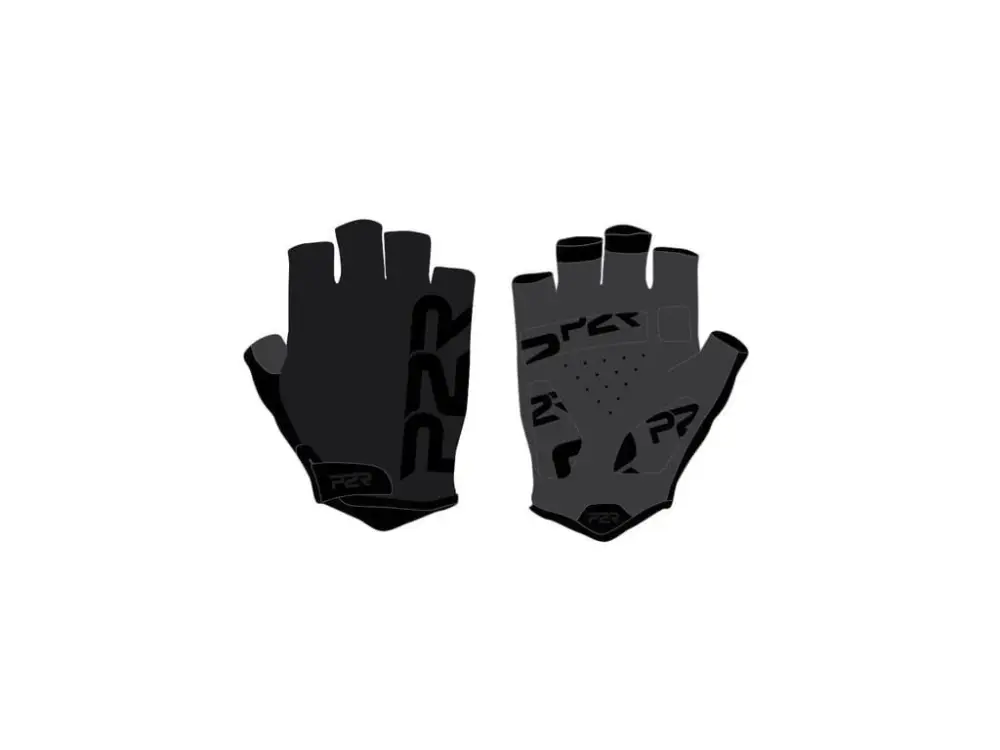 P2R GRIPPEX black-black cyklistické rukavice Autentický
