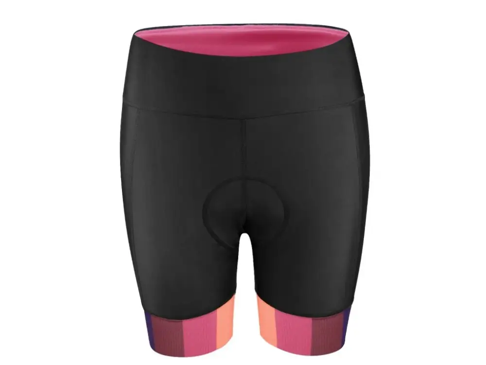 Vysoce Kvalitní kraťasy F VICTORY LADY do pasu s vl, črn-růž XL