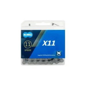 Řetěz KMC X11, 11r, 114 článků X-Bridge, šedá/šedá Top Prodej