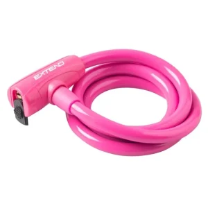 Autentický Zámek na jízdní kolo Extend COMPANION 12*1200 mm, pink
