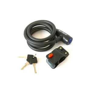 Zámek na jízdní kolo Extend CIRCON 12*1800 mm, black Expresní Doručení