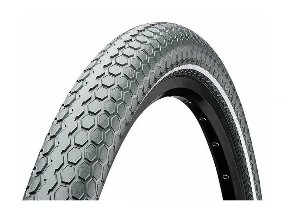 Sleva plášť CONTINENTAL Ryde Cruiser 700x50 (622-50) šedý s reflexmím proužkem