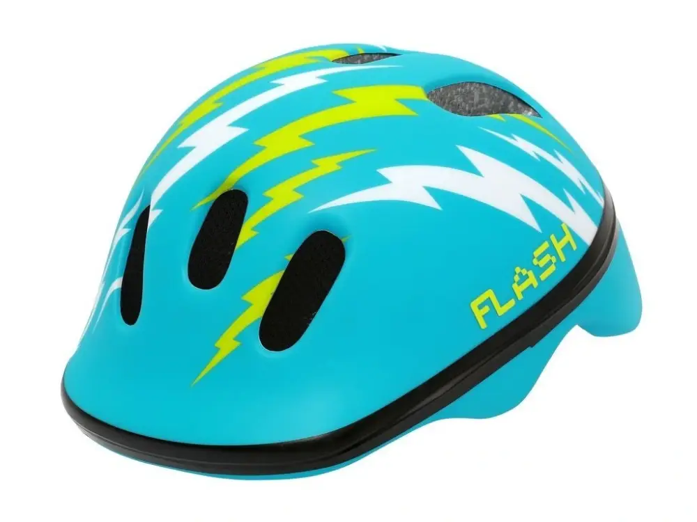 Dětská cyklistická helma RM Flash Kids modrá Nejprodávanější
