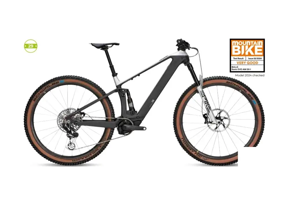 Must-Have BULLS Sonic EVO AM SX‑I, 400Wh, Bosch 2025, lehké elektrokolo