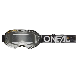 O'Neal B-10 Brýle ATTACK černá/bílá - čirá Tovární Cena