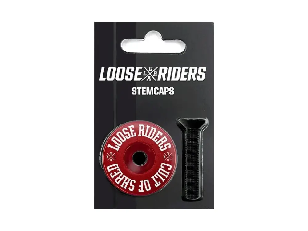 Víčko hlavového složení red LOOSE - RIDERS Expresní Doručení