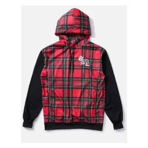 Značkový Mikina tartan LOOSE - RIDERS