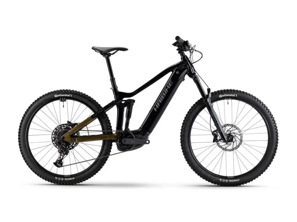 Haibike ALLTRAIL 10, 29, 800Wh, BOSCH, 2025 MTB Fully black/ninja gold/grey, celoodpružené elektrokolo Omezená Nabídka