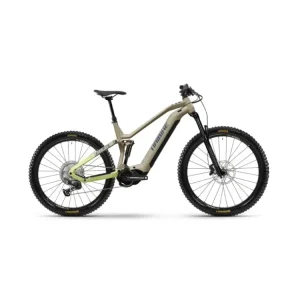 Haibike ALLMTN 3 High coffee/green/blue, 720Wh, 2025 - Celoodpružené elektrokolo Levný